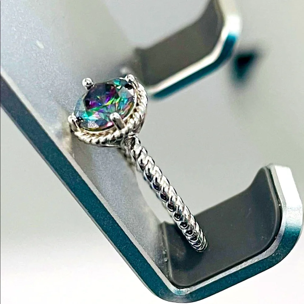 NEW sterling silver and multicolored DiAmi® SET - Picture 2 of 3